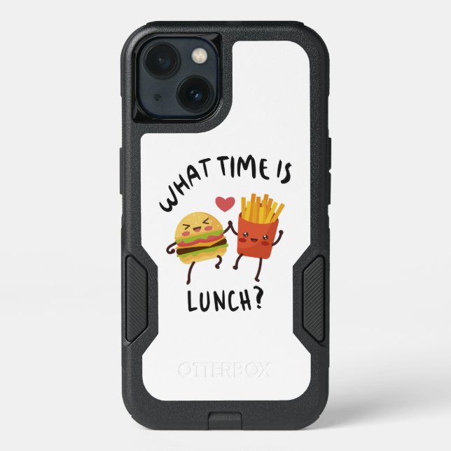 What time is lunch otterbox iPhone case (Back)