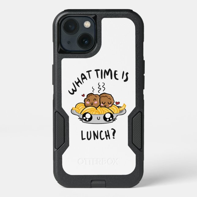 What Time Is Lunch Otterbox iPhone Case (Back)