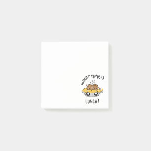 What Time Is Lunch Post-it Notes