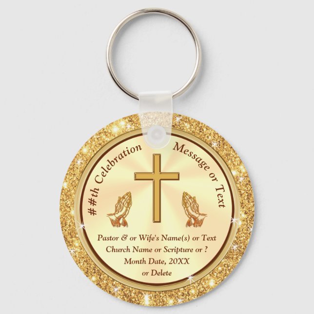 What to Buy for a Church as a Gift? Cheap, Church Keychain (Front)