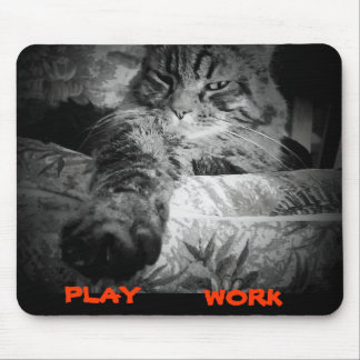 What to do online today. Cat Says Play Mouse Pad