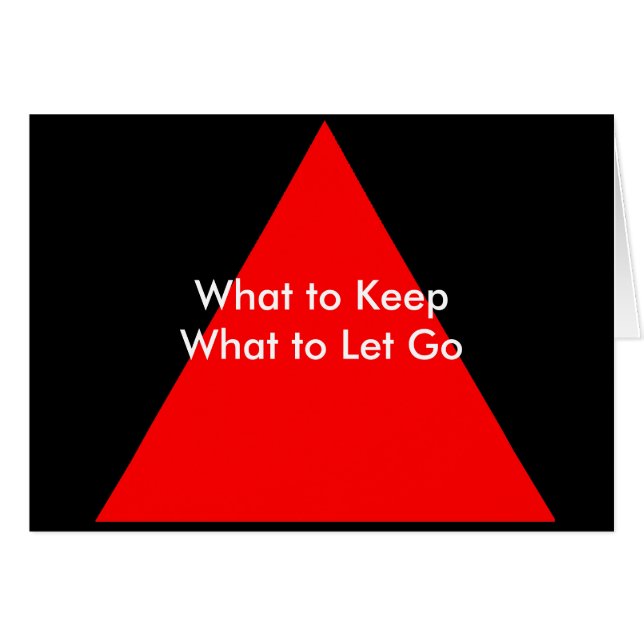 What to Keep What to Let Go The MUSEUM Zazzle Gift (Front Horizontal)