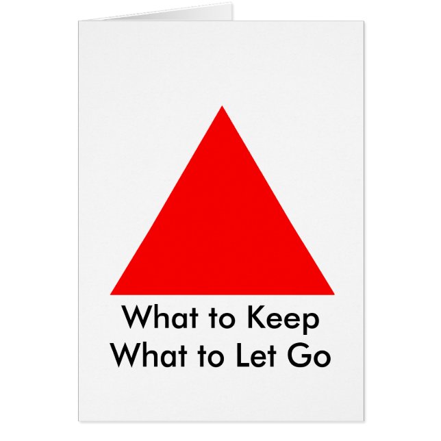 What to Keep What to Let Go The MUSEUM Zazzle Gift (Front)