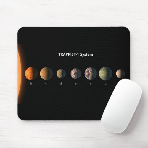 What Trappist_1s Seven Planets Might Look Like Mouse Pad