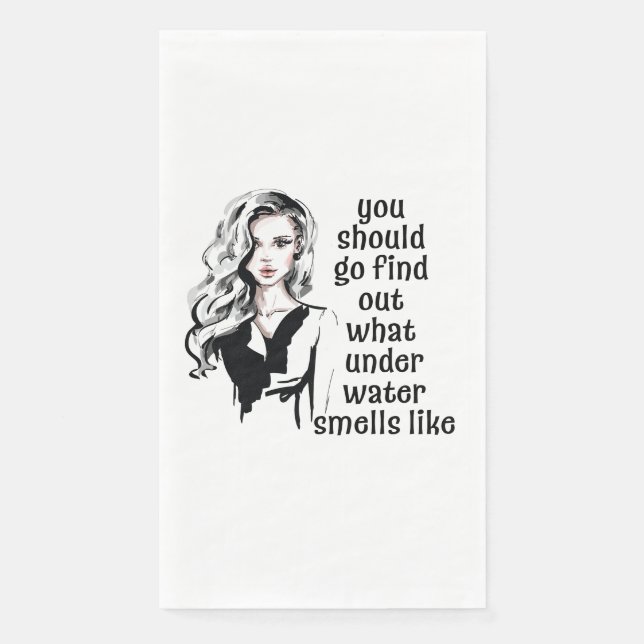 What Underwater Smells like Paper Guest Towels (Front)