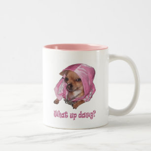 What up dawg Two-Tone coffee mug