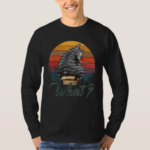 What Vintage Cat T-Shirt