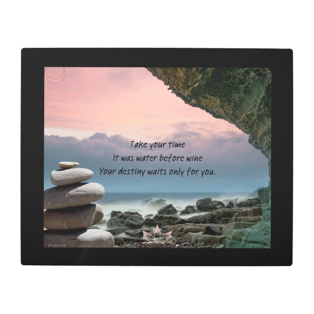 What Waits Metal Wall Art (Front)