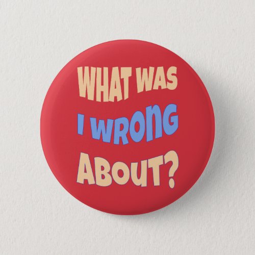 What Was I Wrong About Conversation Starter Button