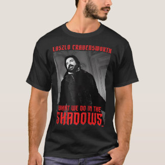 What We Do in the Shadows Laszlo and Logo Raglan B T-Shirt