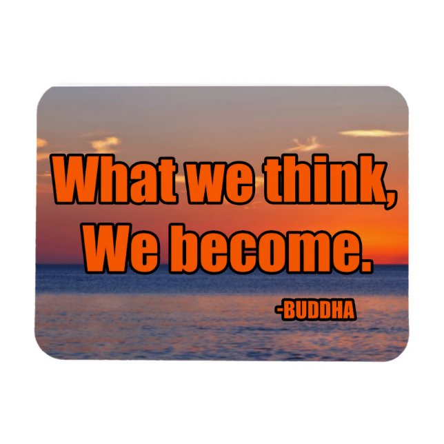What we think we become magnet (Horizontal)