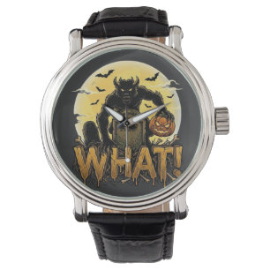 What Werewolf Pumpkin Tombstone Full Moon Watch