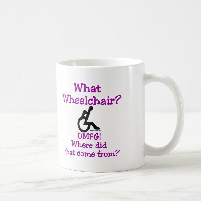 What Wheelchair Coffee Mug (Right)