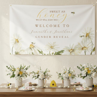 What Will Baby Be Gender Reveal Banner