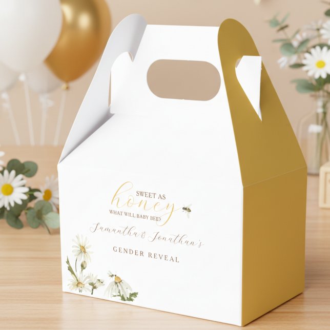 What Will Baby Be Gender Reveal Favor Boxes (Honey Bee Gender Reveal Favor Box)