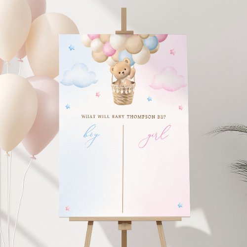 What Will Baby Be Gender Reveal Game Foam Board