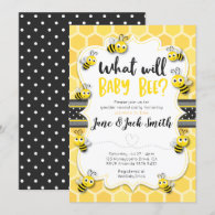 What Will Baby Bee | Gender Reveal | Baby Shower Invitation