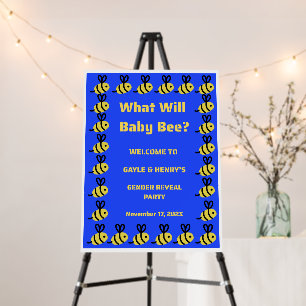 What Will Baby Bee Gender Reveal Foam Board