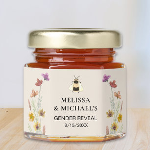 What Will Baby Bee Gender Reveal Honey Jar Favors