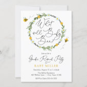 What will baby Bee Gender Reveal Invitation (Front)
