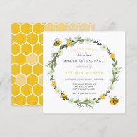 What will baby Bee Gender Reveal Invitation