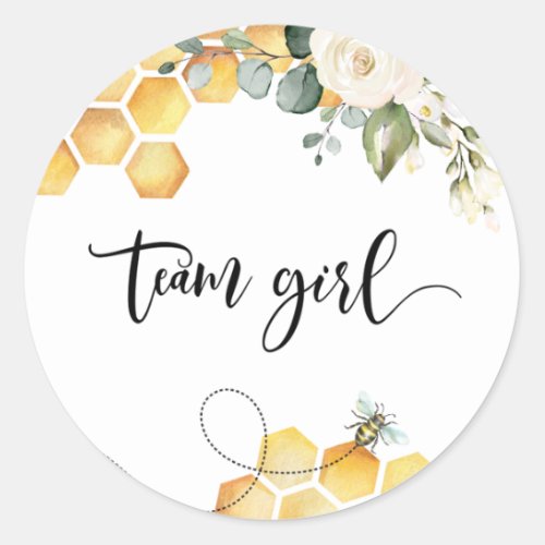 What will baby bee team girl stickers