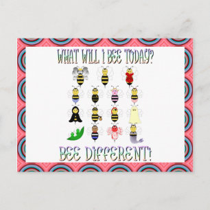 What Will I Bee Today Postcard