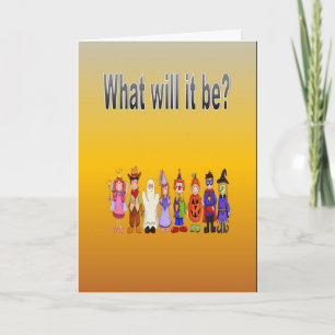 What will it be? card