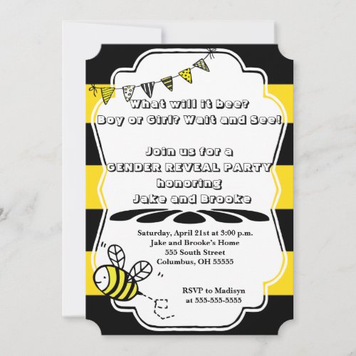 What will it bee _Gender Reveal Invitation_ Invitation