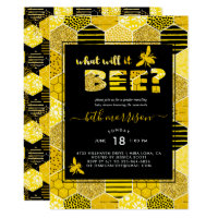 What Will It BEE | Gender Reveal Party Invitation