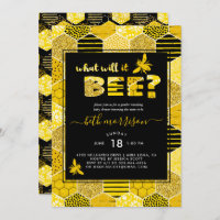 What Will It BEE | Gender Reveal Party Invitation