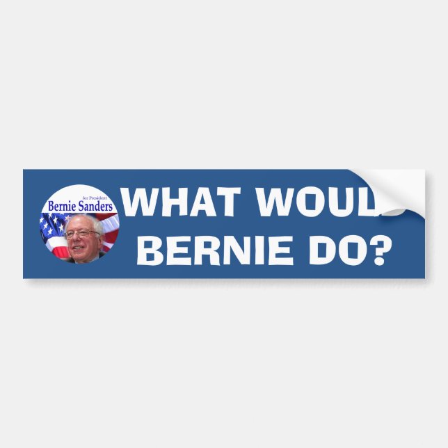 WHAT WOULD BERNIE DO? BUMPER STICKER (Front)