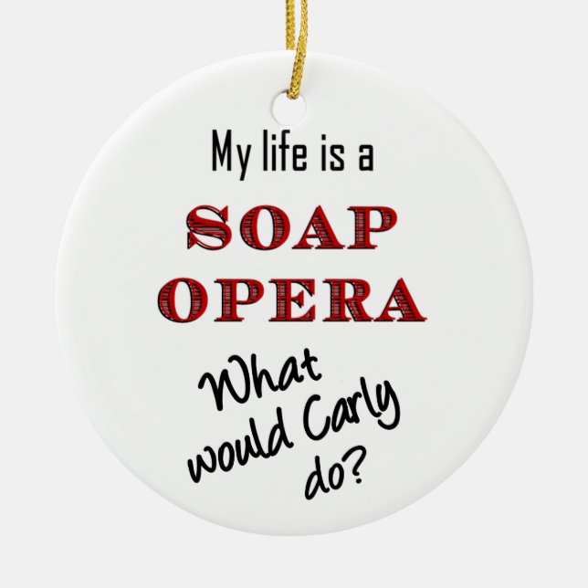 What Would Carly Do? Ornament (Front)