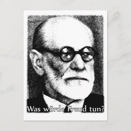 What Would Freud Do Postcard