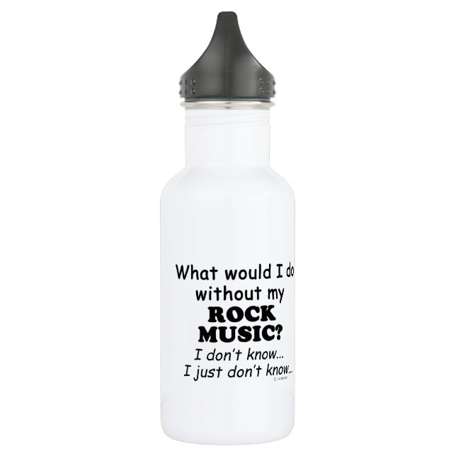 What Would I Do, Rock Music Stainless Steel Water Bottle (Left)