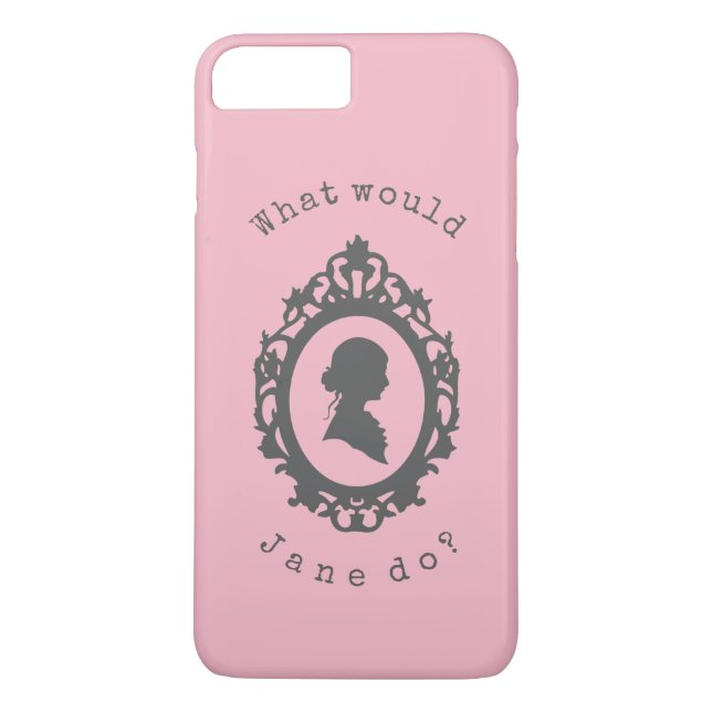 What Would Jane Do? Jane Austen Case-Mate iPhone Case (Back)