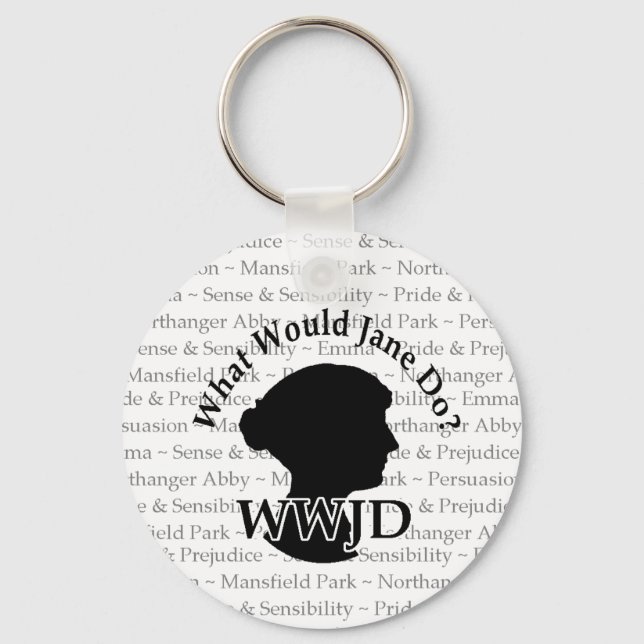 What Would Jane Do?  Keychain (Front)