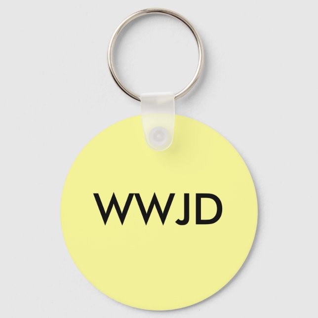 What Would Jesus Do Keychain (Front)