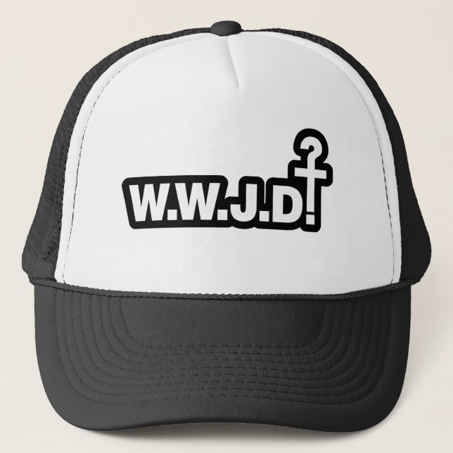 What Would Jesus Do? Trucker Hat (Front)