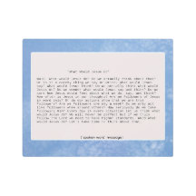 What Would Jesus Do With Photo Background