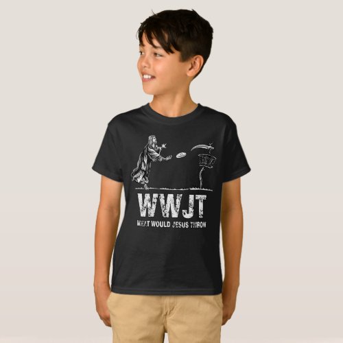 What would jesus throw disc golf t_shirt for men