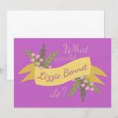What Would Lizzie Bennet Do? II (Front/Back)