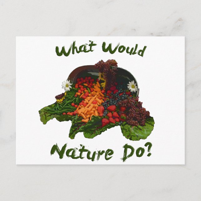 What Would Nature Do Postcard (Front)