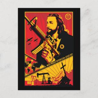What Would Republican Jesus Do? Postcard