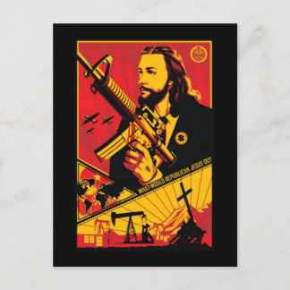What Would Republican Jesus Do? Postcard