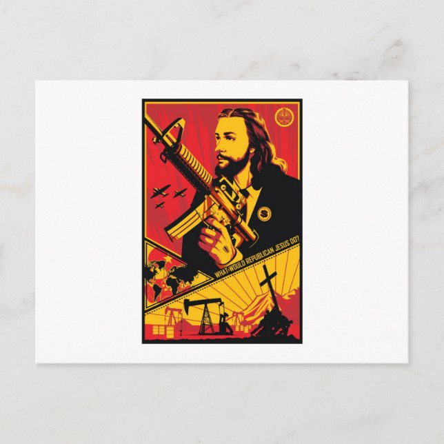 What Would Republican Jesus Do? Postcard (Front)