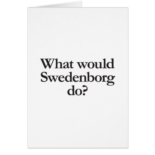 what would swedenborg do
