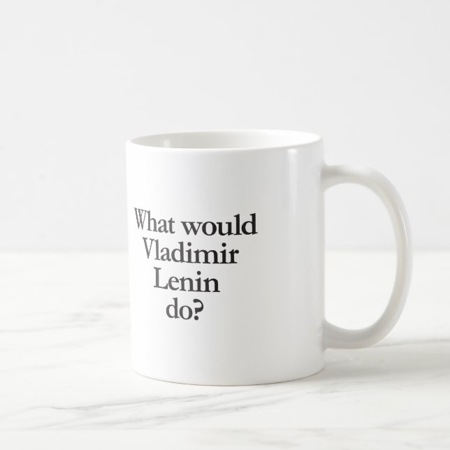 what would vladimir lenin do coffee mug (Right)