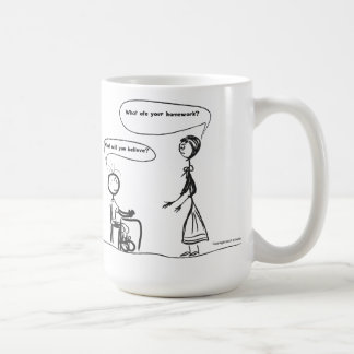 What would you believe ate my homework? coffee mug