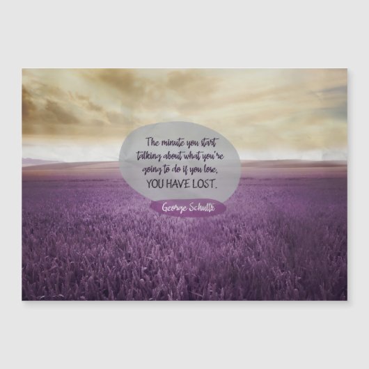 What You Are Going To Do Magnetic Card (Front)